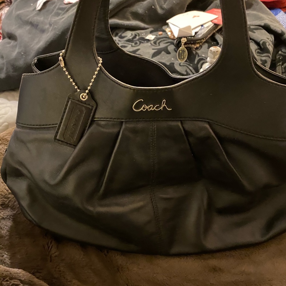 Coach Black Satchel